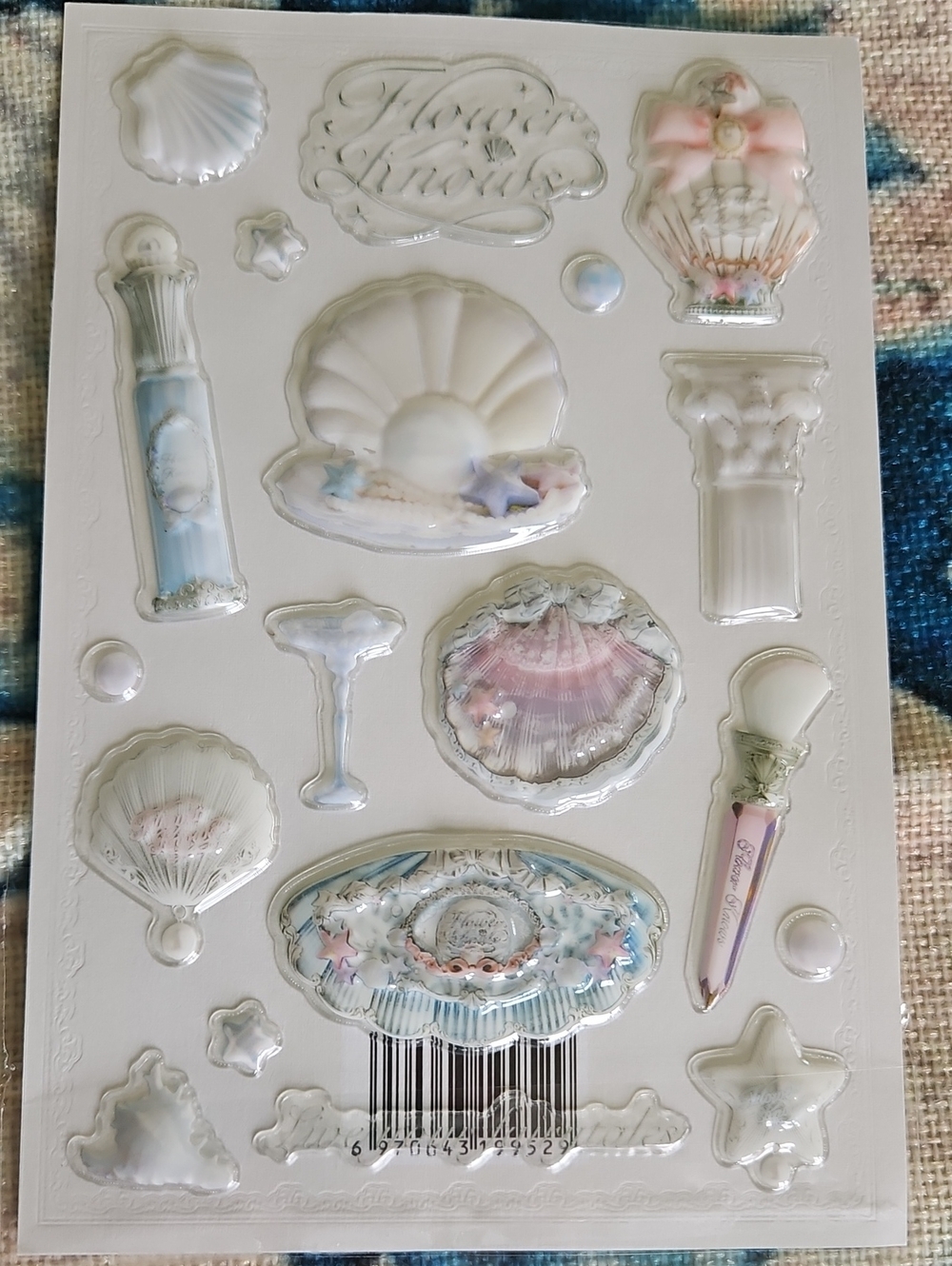 Flower Knows Puffy Sticker Sheet